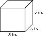 What is the surface area of the cube shown below?-example-1