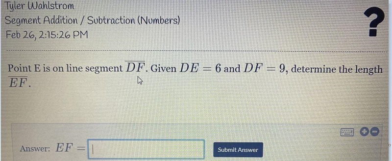 Point B is on line segment AC. Given BC = 10 and AB = 5, determine the lengthAC.Answer-example-1