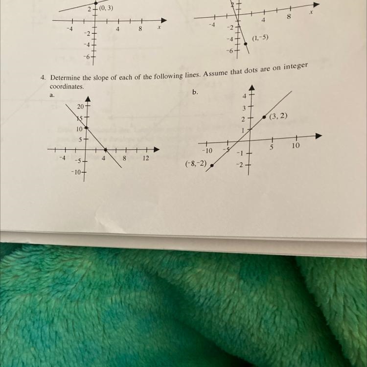 4) B) determine the scope of each of the following lines assume the dots are on integer-example-1