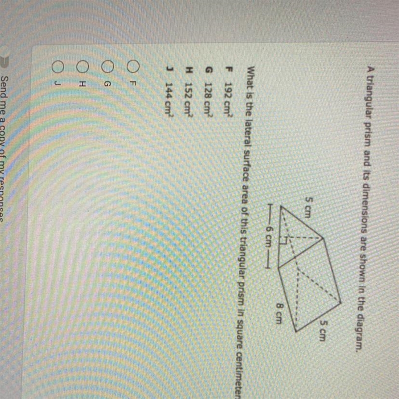 A triangular prism and its dimensions are shown in the diagram. What is the lateral-example-1