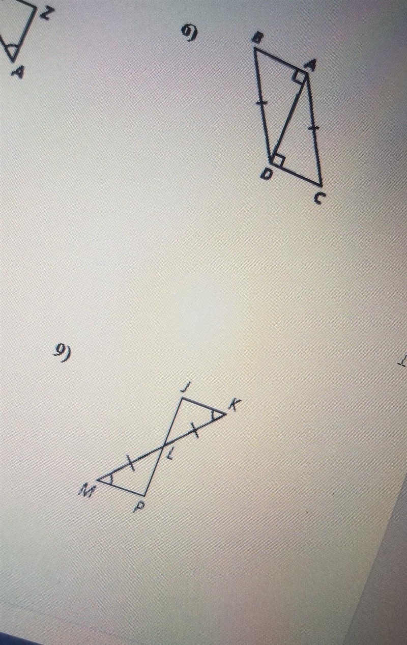 State the postulatr ir theorem for no. 6 and 9-example-1