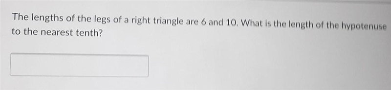 The lengths of the legs of a right triangle area...-example-1