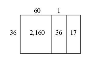 What division problem does this area model represent?-example-1