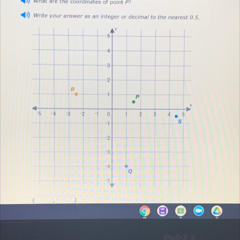 Coordinates points of P as an integer or decimal near the nearest 0.5-example-1