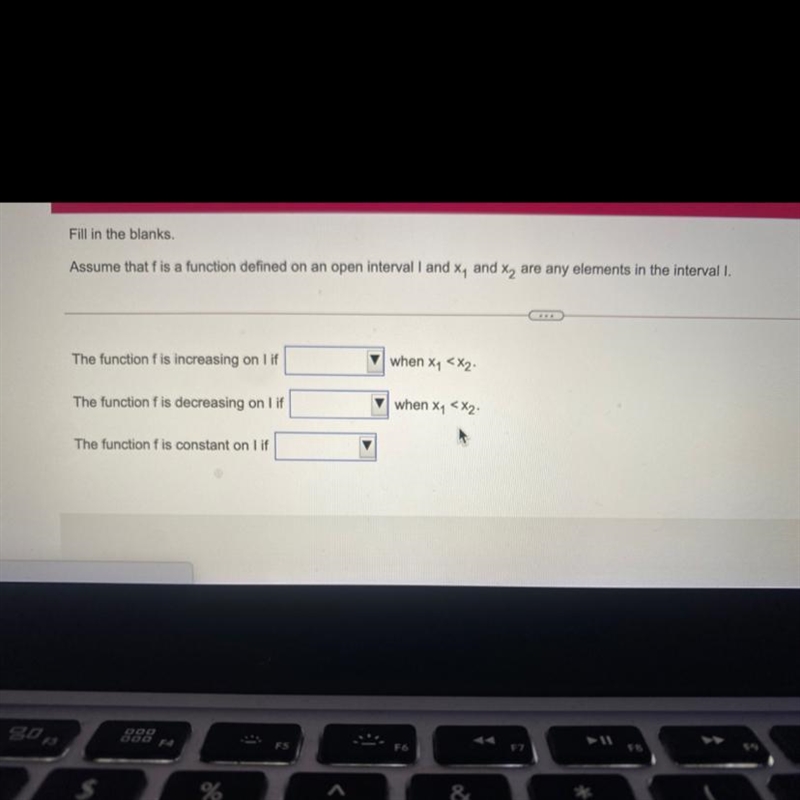 Fill in the blanks assume that F is a function defined on an open interval l and-example-1