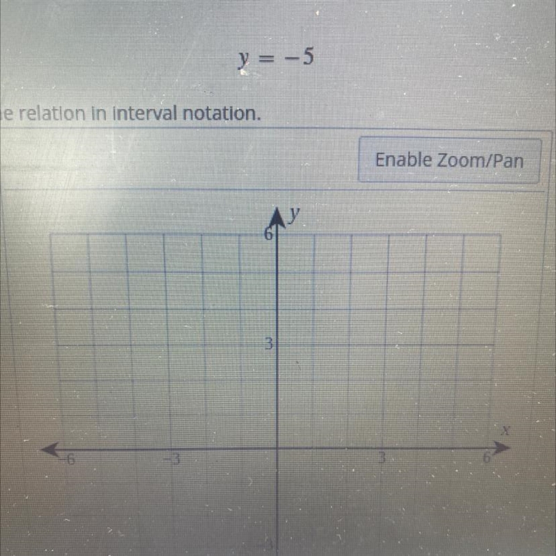 Determine the demain and range for the relation in interval notation-example-1