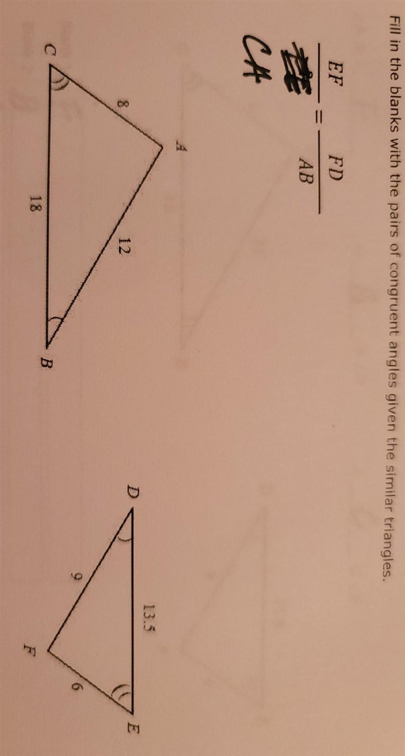 I have answered this blank as CA. I wanted to check my answer for my daily assignment-example-1