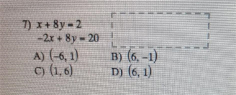 How can i get an elimination out of this equation? i think its c but im not sure-example-1