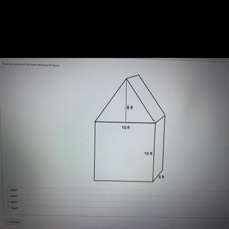 Hi! i was wondering how to find the volume of a figure?-example-1