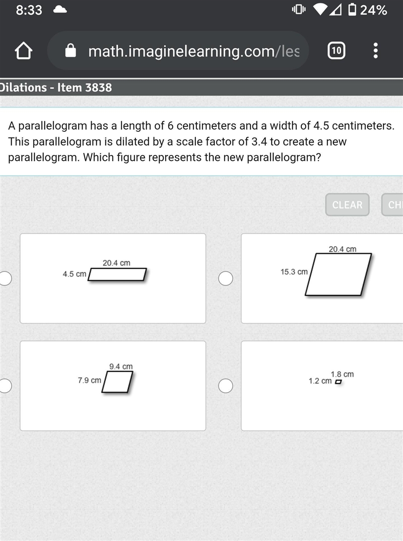 I need help, I know the perimeter of the old one is 21 but I don't know what to do-example-1