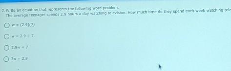 It got cut off at the end but all it just says "watching television"-example-1