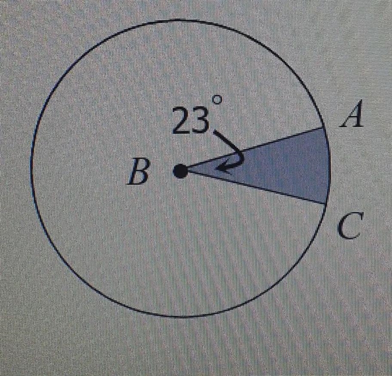 Volume & Surface Area, Area of SectorsBA = 6.5 cm-example-1