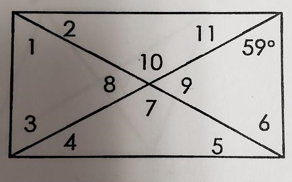 How to find missing measures in a quadrilateral rectangle Find the measure of the-example-1