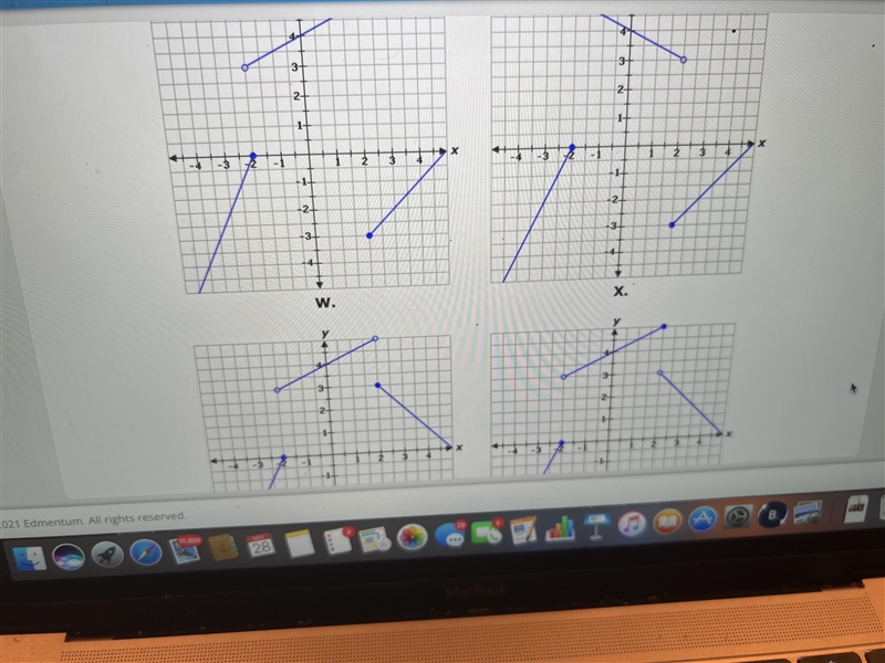 Select the correct answer.Which of the following is the graph of the function shown-example-2