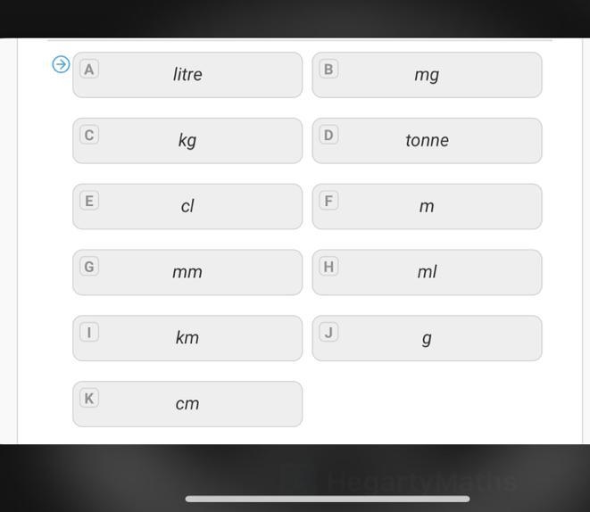 Which of the following units are units of capacity? Select all that apply.-example-1