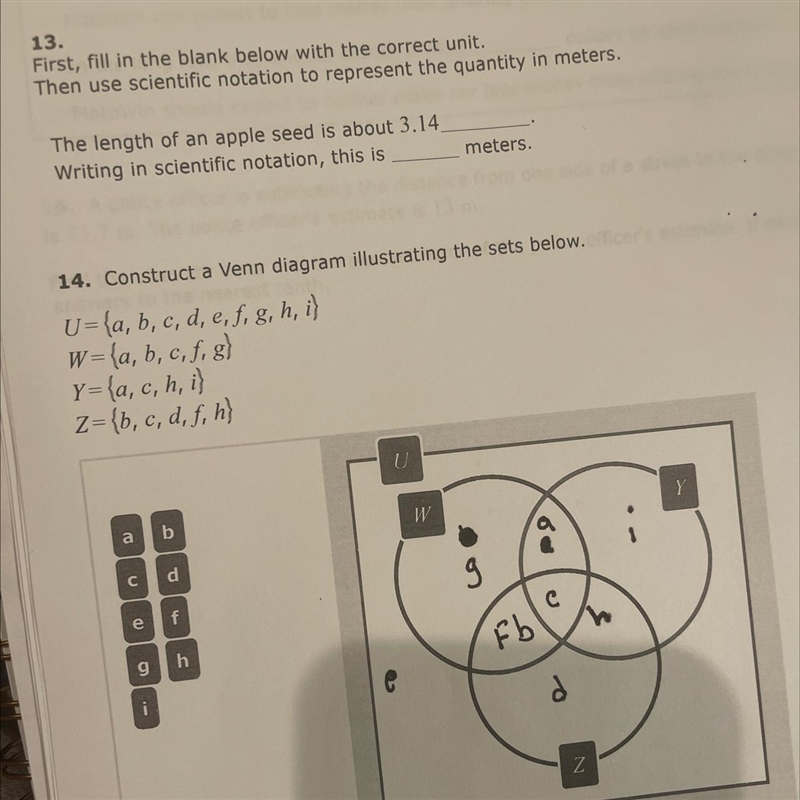 Question 13, please and did I do question 14 right?-example-1