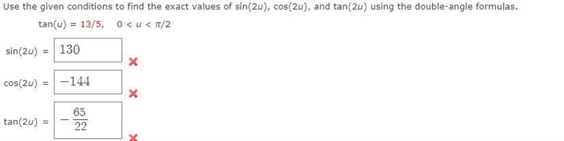 Use the given conditions to find the exact values of sin(2u), cos(2u), and tan(2u-example-1