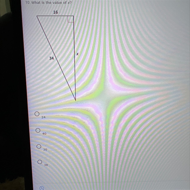 10. What is the value of x?-example-1