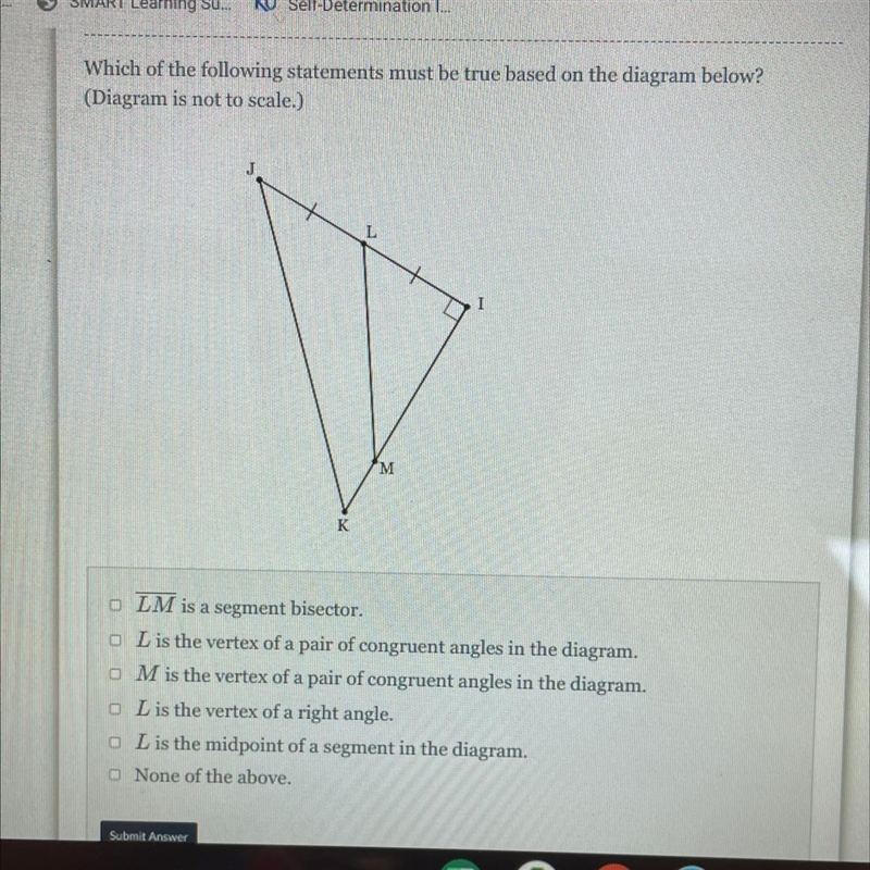 Which of the following statements must be true based on the diagram below?(Diagram-example-1