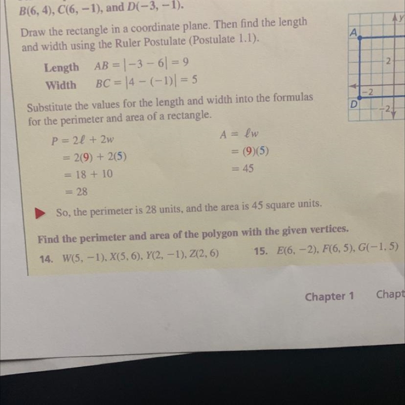 I need help on answering number problems 14 and 15.-example-1