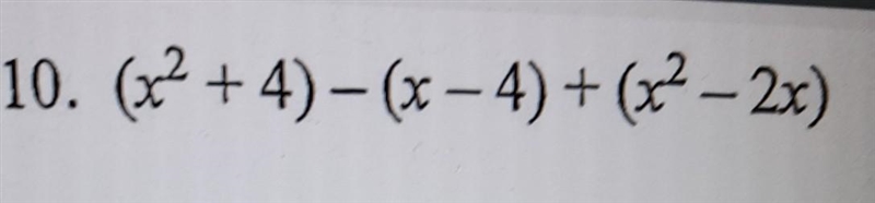 polynomials: classifying, simplifying adding and subtracting polynomials write in-example-1