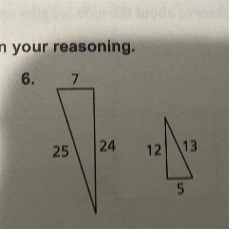 It says tell whether the two figures are similar explain-example-1