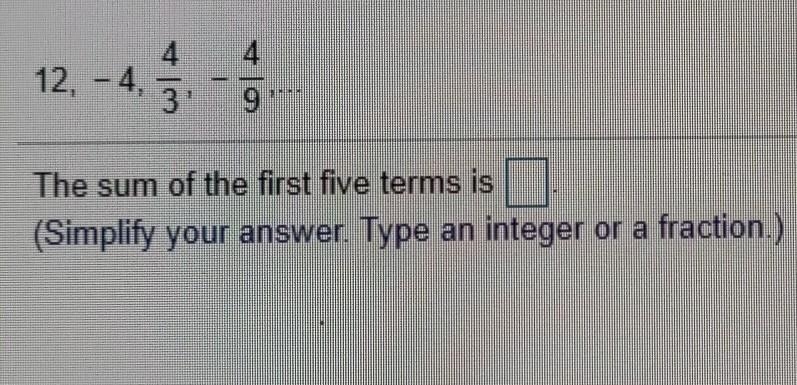 Use the formula Sn to find the sum of the first five terms of the geometric sequence-example-1