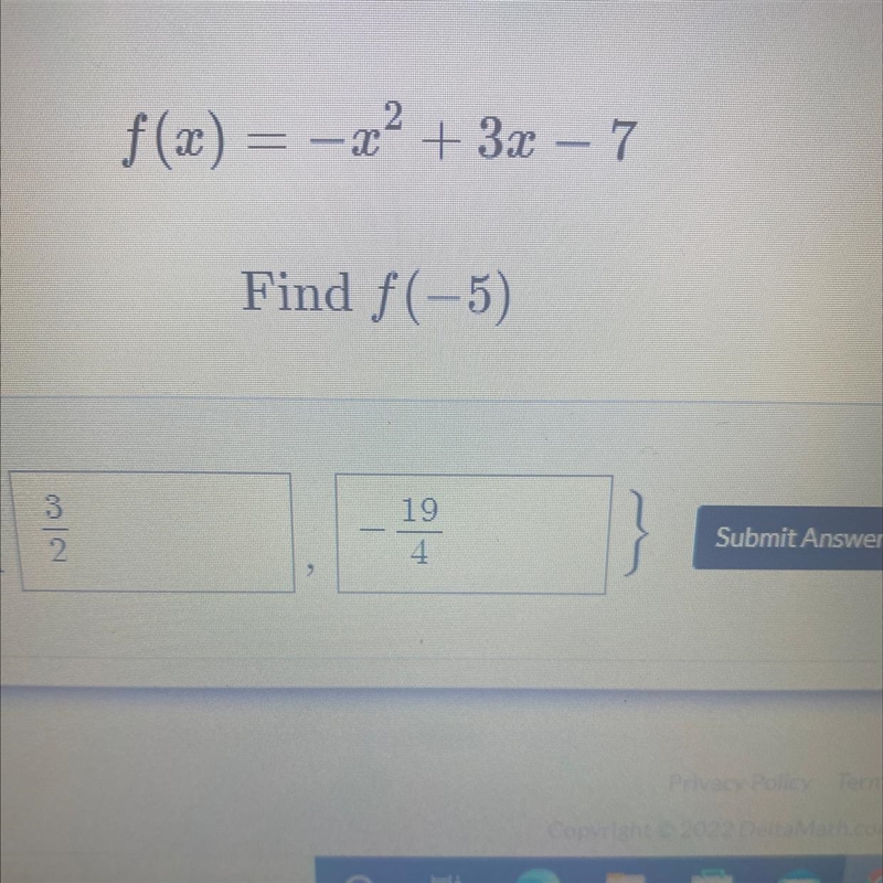 Evaluate the function-example-1