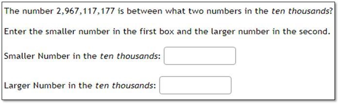 The number 2,967,117,177 is between what two numbers in the ten thousands ?Enter the-example-1