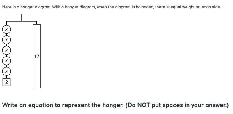 PLEASE HURRY!!!!! Here is a hanger diagram. With a hanger diagram, when the diagram-example-1