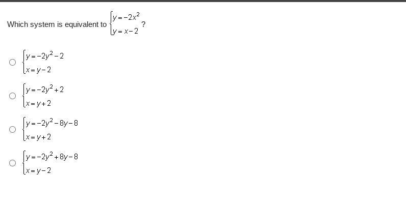 Which system is equivalent to ...-example-1