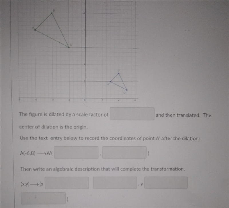 The image below shows a series of transformations that were applied to the triangle-example-1