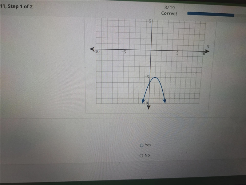 Its a two step answer so same answerand it's asking me if its a function-example-1