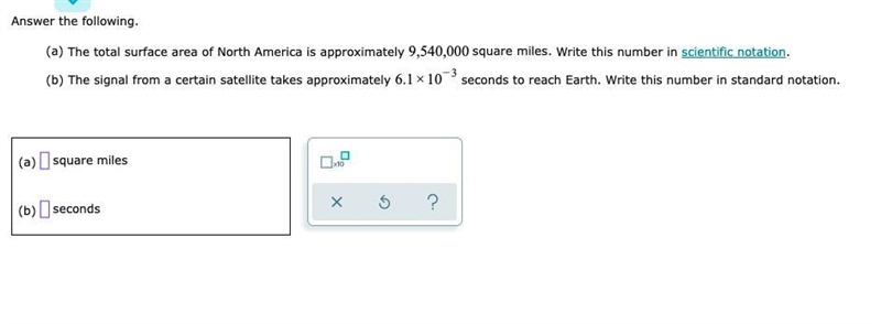 Converting between scientific notation and standard form in a real-world situation-example-1