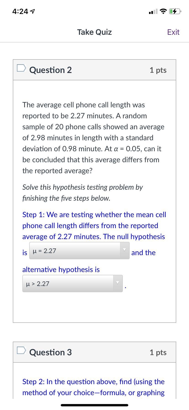 Step 2: In the question above, find (using the method of your choice—formula, or graphing-example-2