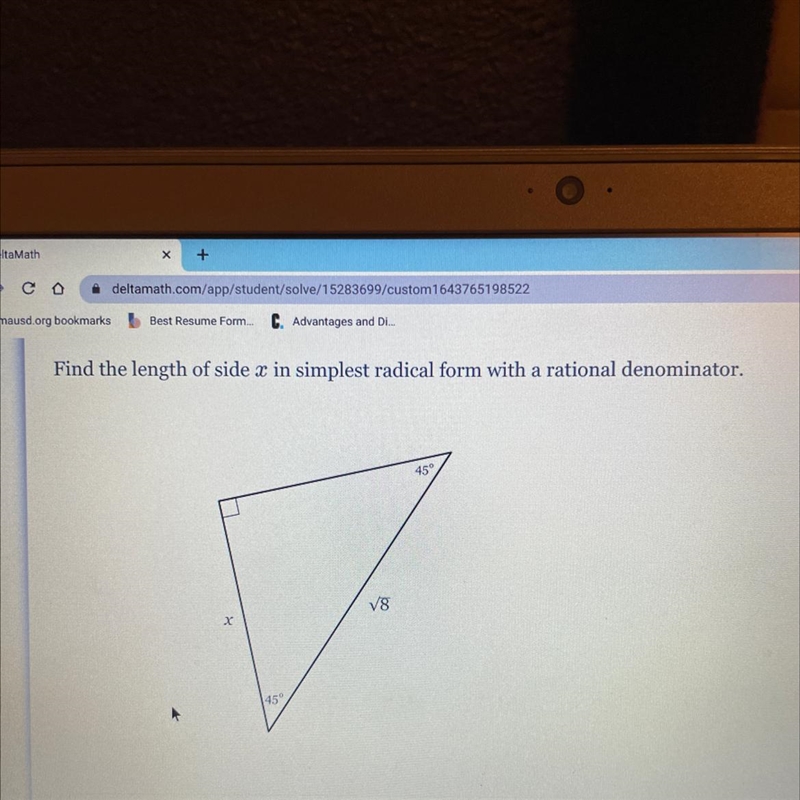 I need help with the answer???? Find the length of “X”-example-1