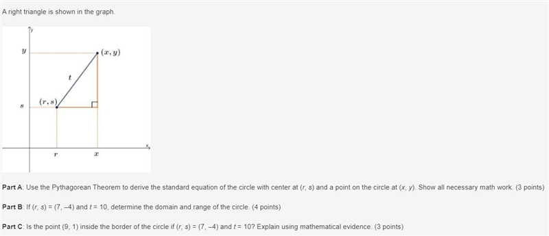 *URGENT + 100 POINTS* A right triangle is shown in the graph. right triangle on coordinate-example-1