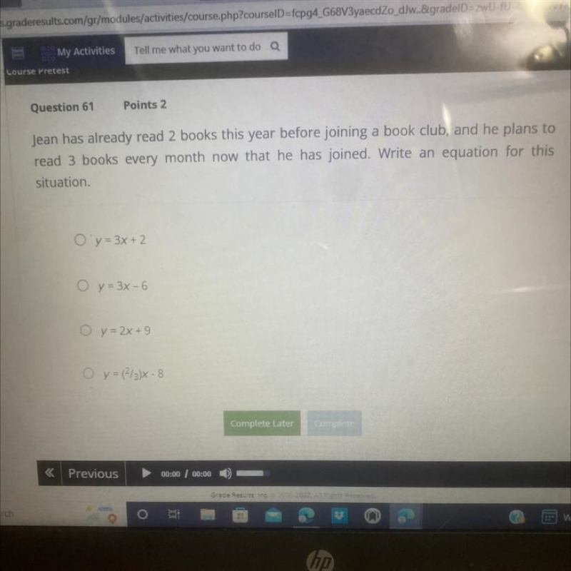 Write an equation for this situation.-example-1