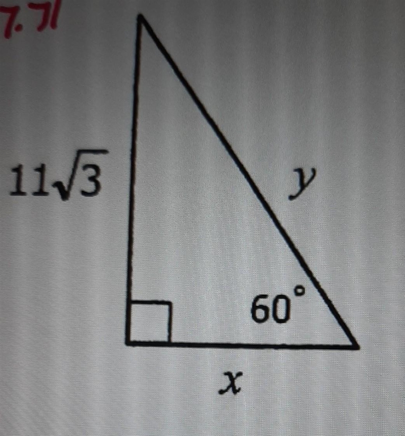 Find the value of each variable ( this is homework)-example-1