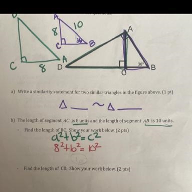 Use the diagram to help answer part A,B and C-example-1