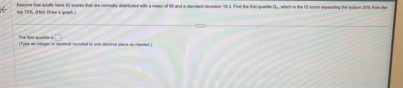 K Assume that adults have IQ scores that are normally distributed with a mear top-example-1