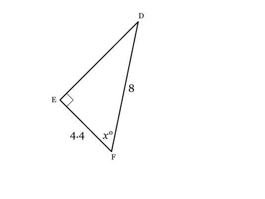 Solve for xx. Round to the nearest tenth of a degree, if necessary.-example-1