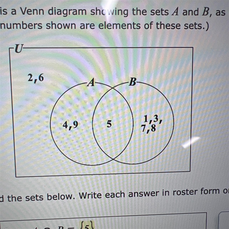 (c) (AUB)' =I am just looking for a answer and explanation of this question please-example-1