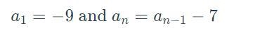 Write an explicit formula that represents the sequence defined by the following recursive-example-1