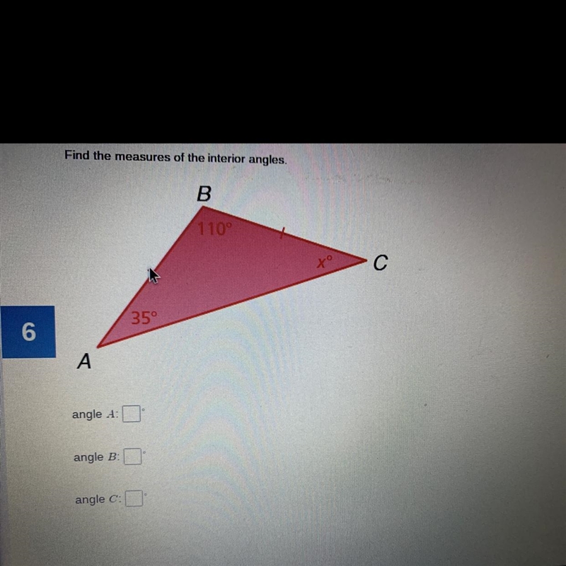 Find the measures of the interior angles?-example-1