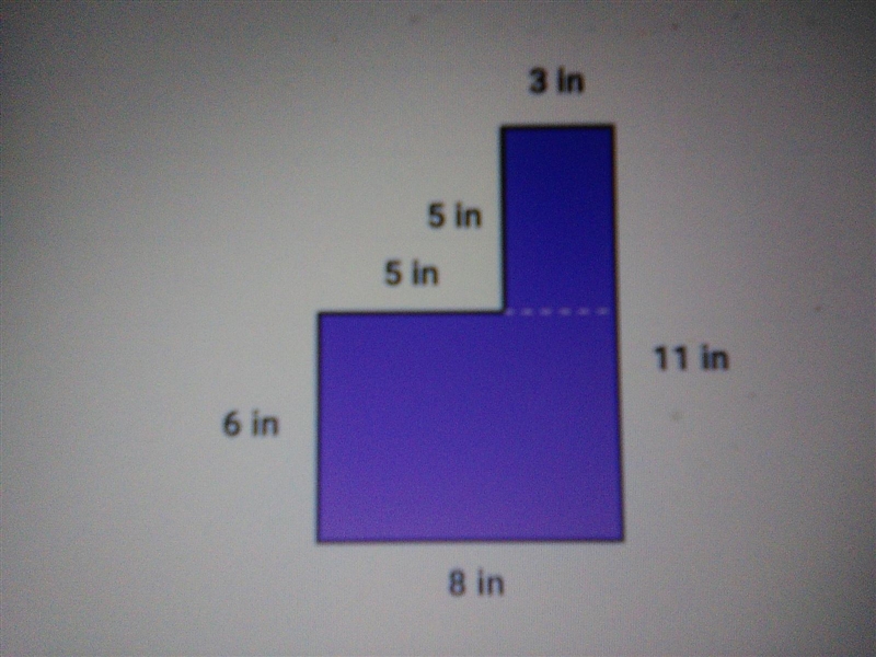 What is the area of this shape-example-1