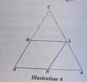 Given: triangle ABC is an equilateral triangle. L, M, and N are the midpoints of AC-example-1