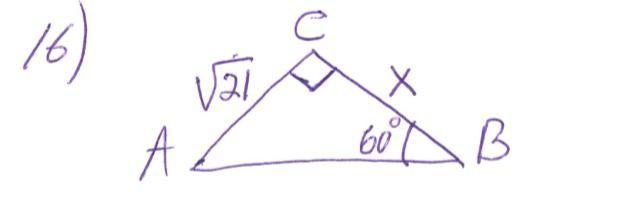 16) Find the value of x-example-1