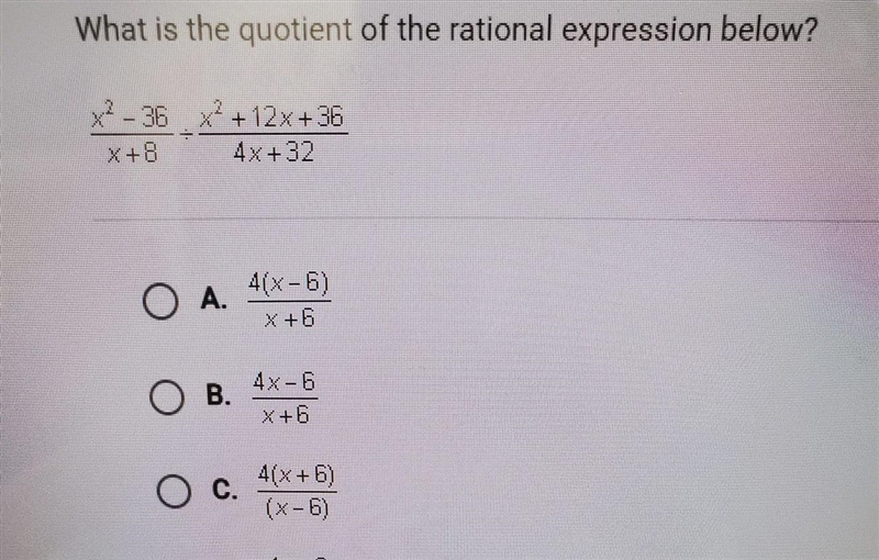 What is the quotient of the rational expression below? *photo-example-1