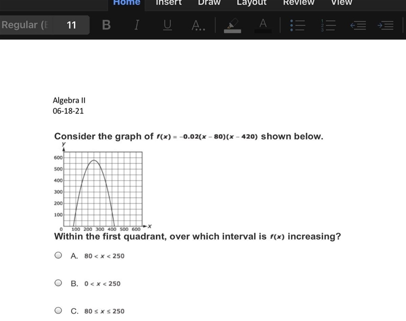 Within the first quadrant, over which interval is image increasing?-example-1